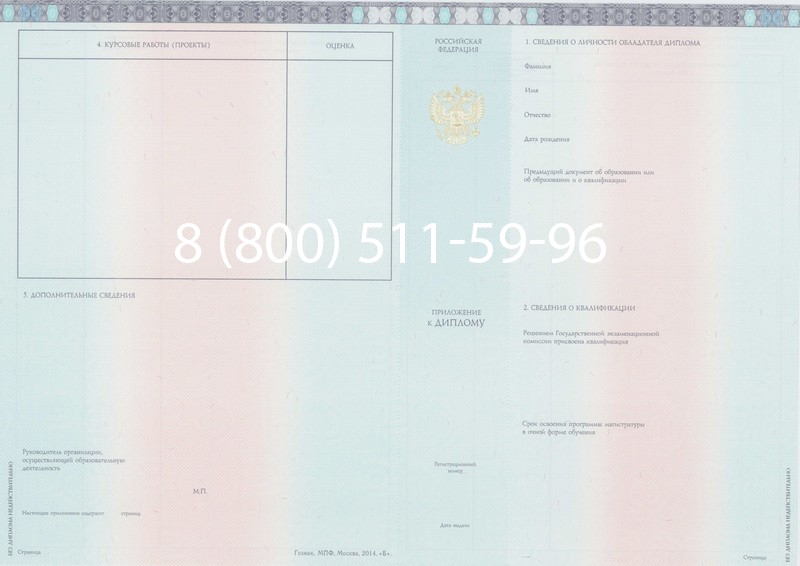 Заказать Диплом магистра 2014-2024 года в Рязани