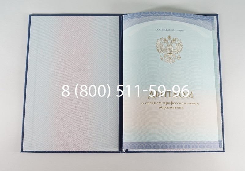 Заказать Диплом колледжа (Спецбланк) 2014-2024 года в Рязани